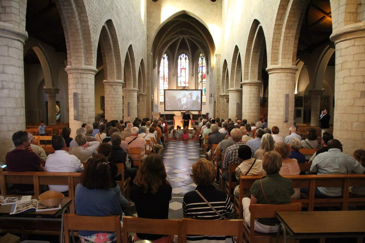 Photo prise dans l'église Saint Nicolas de La Hulpe
