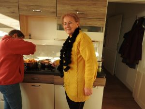 Ivanka qui vient partager le repas à Tubize