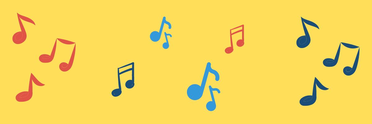 visuel notes de musique - répétition de chant
