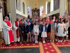 Célébration des confirmations avec Mgr de Kesel en 2023