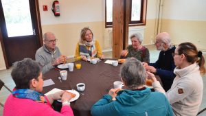 Petit déjeuner Blocry avec la pasteure Yolande pour l'unité des chrétiens