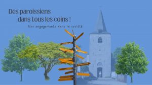 Bannière Des Paroissiens dans tous les coins, dimanche autrement