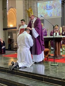 ordination de Francis Suriel Morla, imposition des mains par mgr Terlinden - 25 février 2024