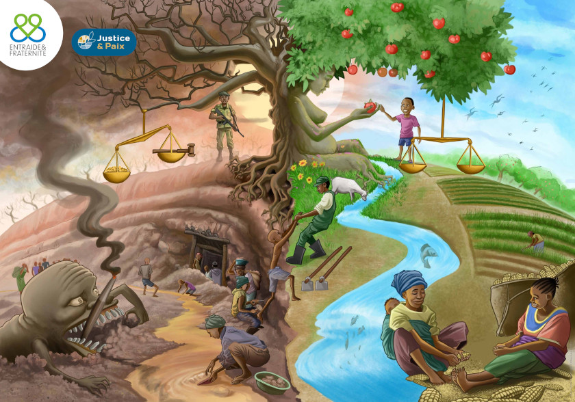 Du carré minier au carré potager, un chemin difficile. Un passage de l’ombre à la lumière. Un chemin responsable et solidaire.