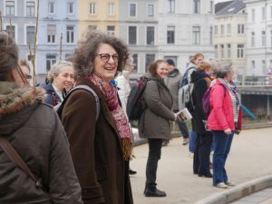 Journée de récollection à Gand, les animatrices pastorales en route
