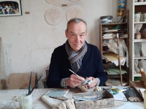 photo de Stéphane Terlinden au travail