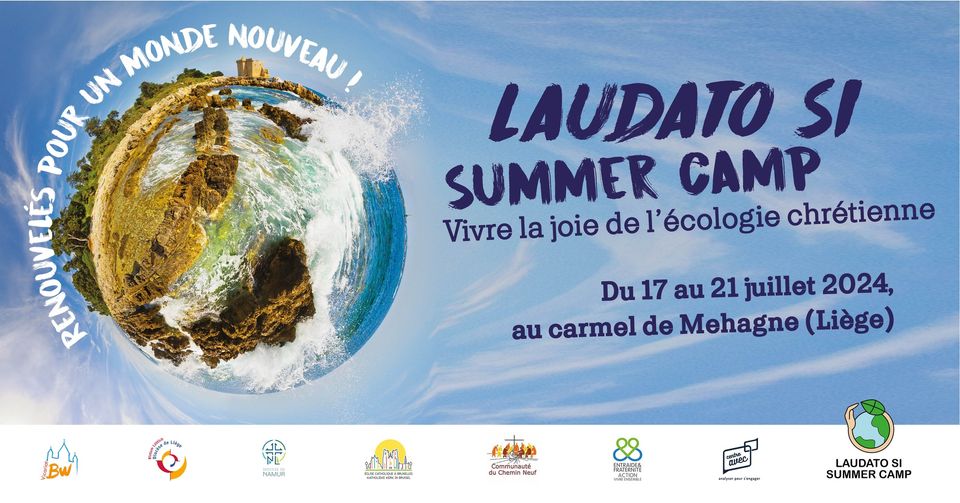 bannière du laudato si summer camp 2024