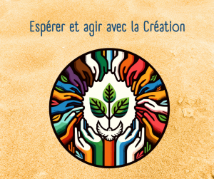 Logo du Temps pour la Création 2024 avec le thème de l'année: Espérer et agir avec la Création