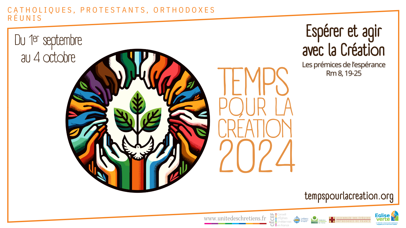 bannière du Temps pour la Création 2024