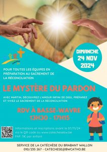 Affiche de la journée Mystère du Pardon en novembre 2024