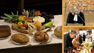 Bannière pour la clôture du temps pour la création