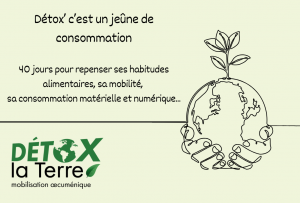 Vignette expliquant le parcours Détox la Terre pour le Carême 2025