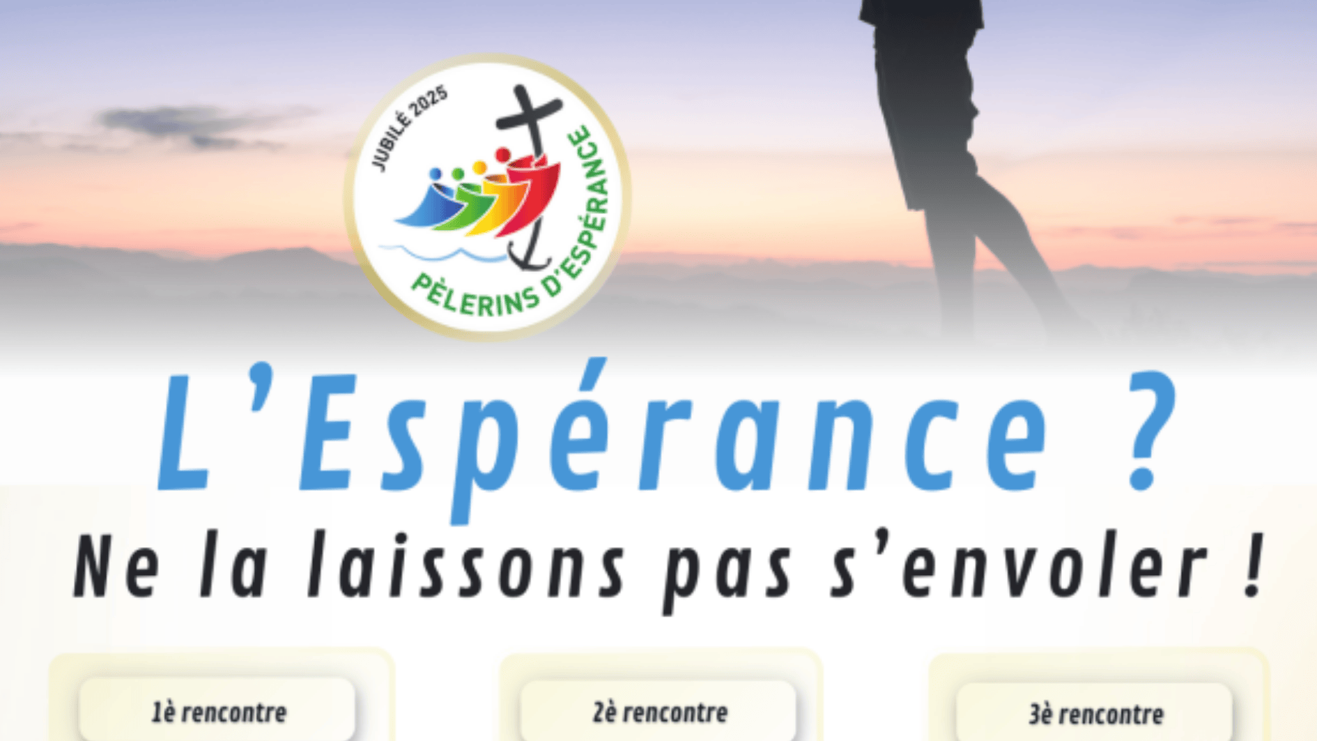 Bannière du parcours l'Espérance ne la laissons pas s'envoler à Chastre - 2025