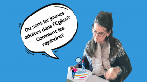 Photo de Corinne d’Oreye-Costermans. Elle nous enjoint à la conversion pour que l'Eglise puisse rejoindre la génération Y.