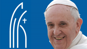 Bannière avec la photo du Pape François. Décès du Pape François, communiqué des évêques de Belgique