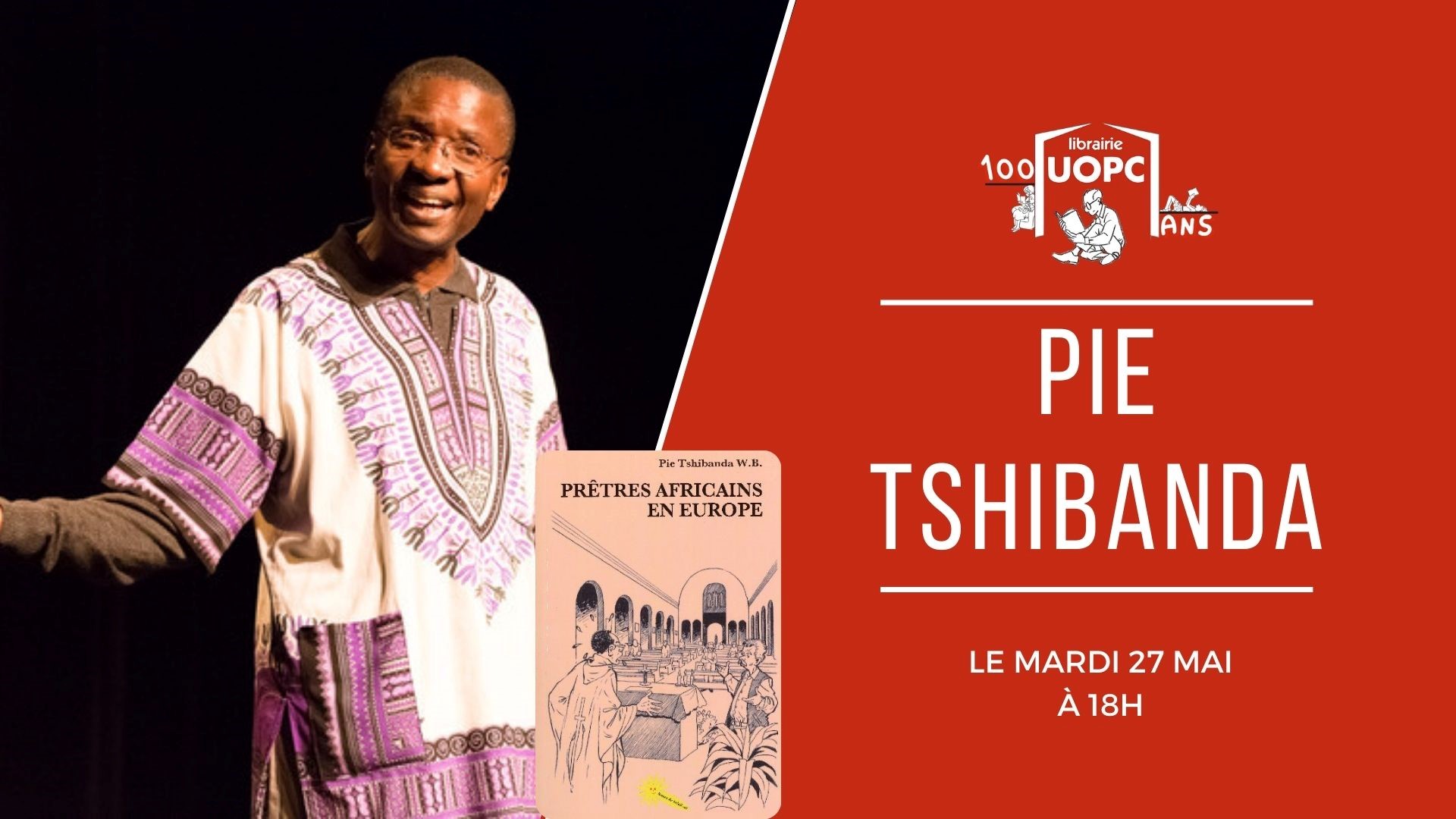Pie Tshibanda - présentation de son livre Prêtres africains en Europe