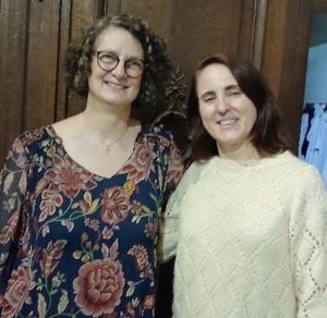 De gauche à droite, Christine et Pascale