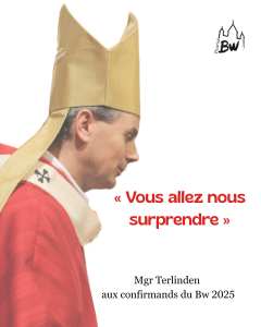 Mgr Terlinden aux confirmands: Vous allez nous surprendre - mai 2025