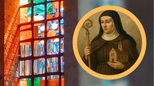 Bannière illustrant la vie et la balade proposée sur les pas de Sainte Adèle