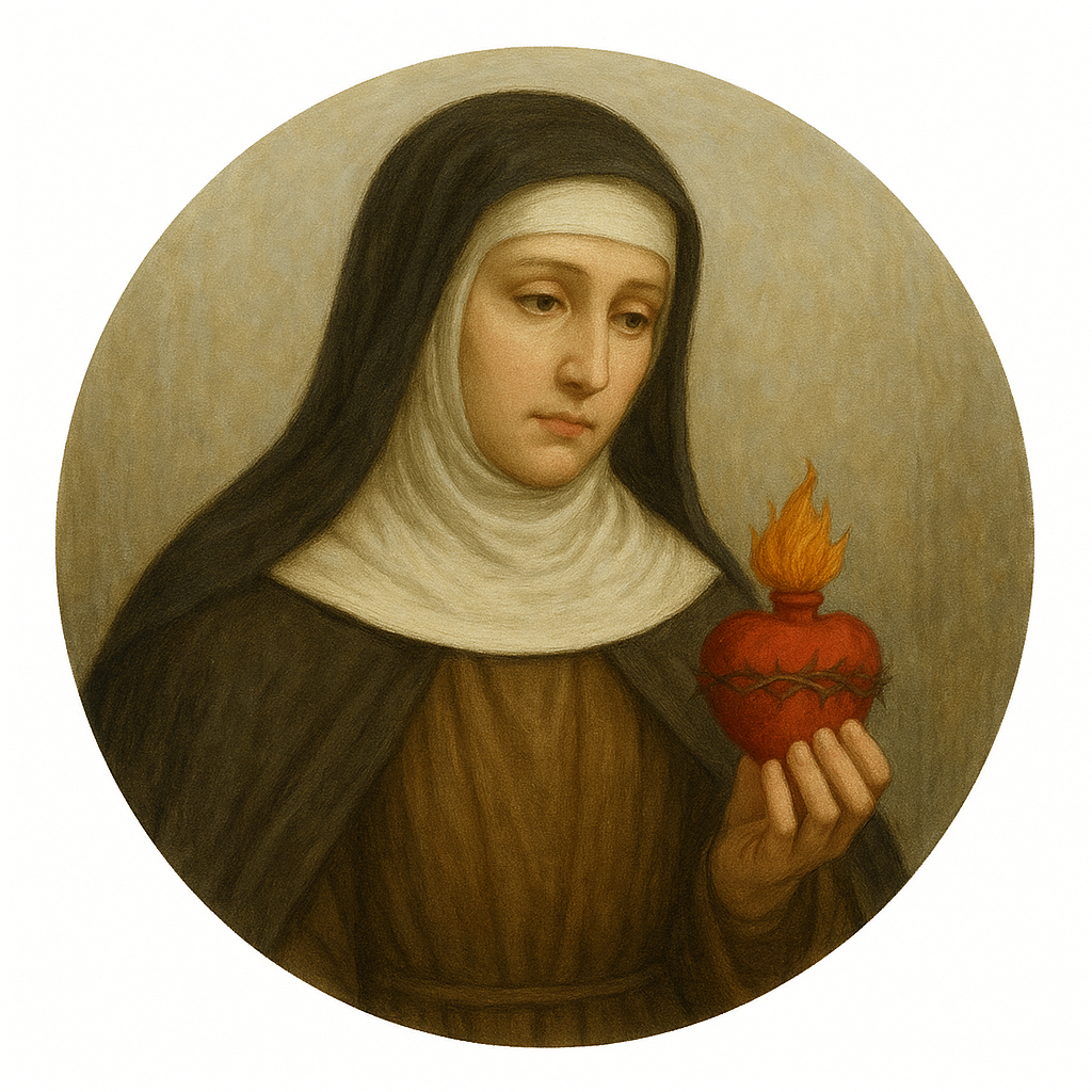 Portrait de Sainte Lutgarde par ChatGPT