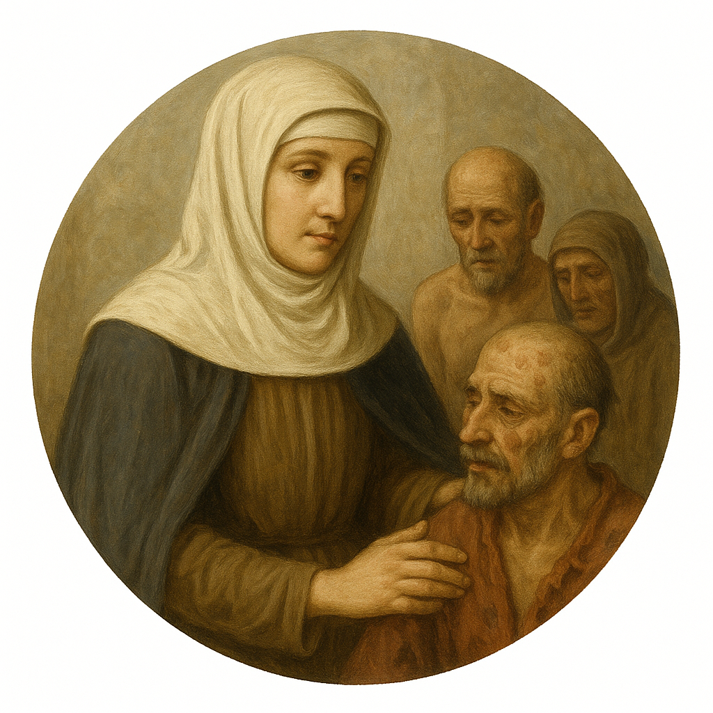 portrait de sainte Marie d'Oignies (ou de Nivelles