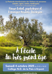 affiche de la journée sur le très grand âge en octobre 2025