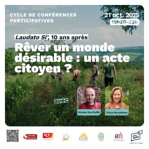 affiche de la conférence: Rêver un monde désirable, un acte citoyen?