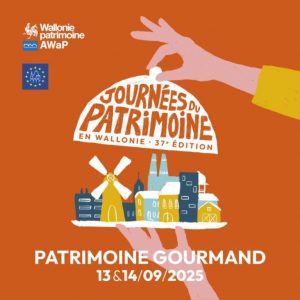 Visuel journées du patrimoine en wallonie 2025