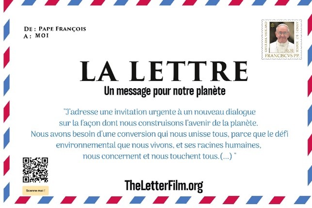 Temps pour la Création 2025 - chaque participant a reçu une lettre.