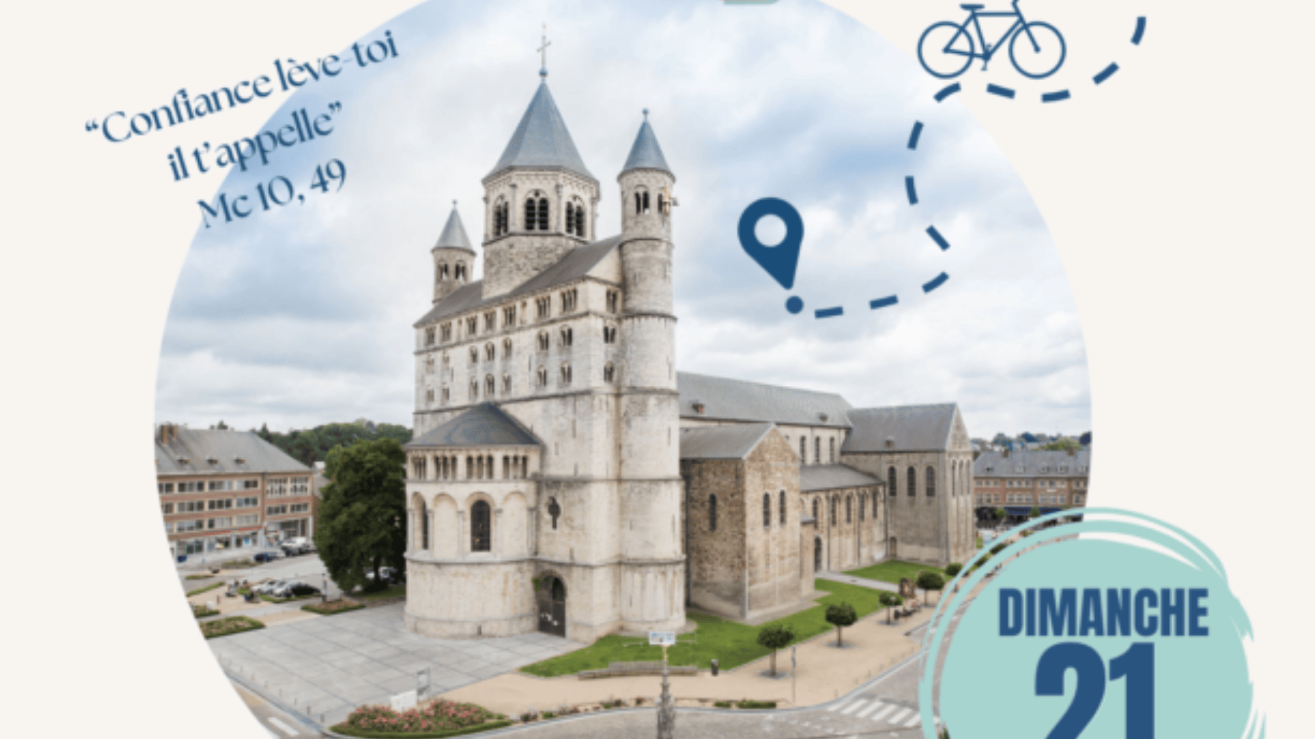 bannière pour le pélécycle mousty Nivelles à Vélo