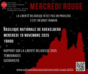 Visuel carré d'AED pour le mercredi rouge 2025