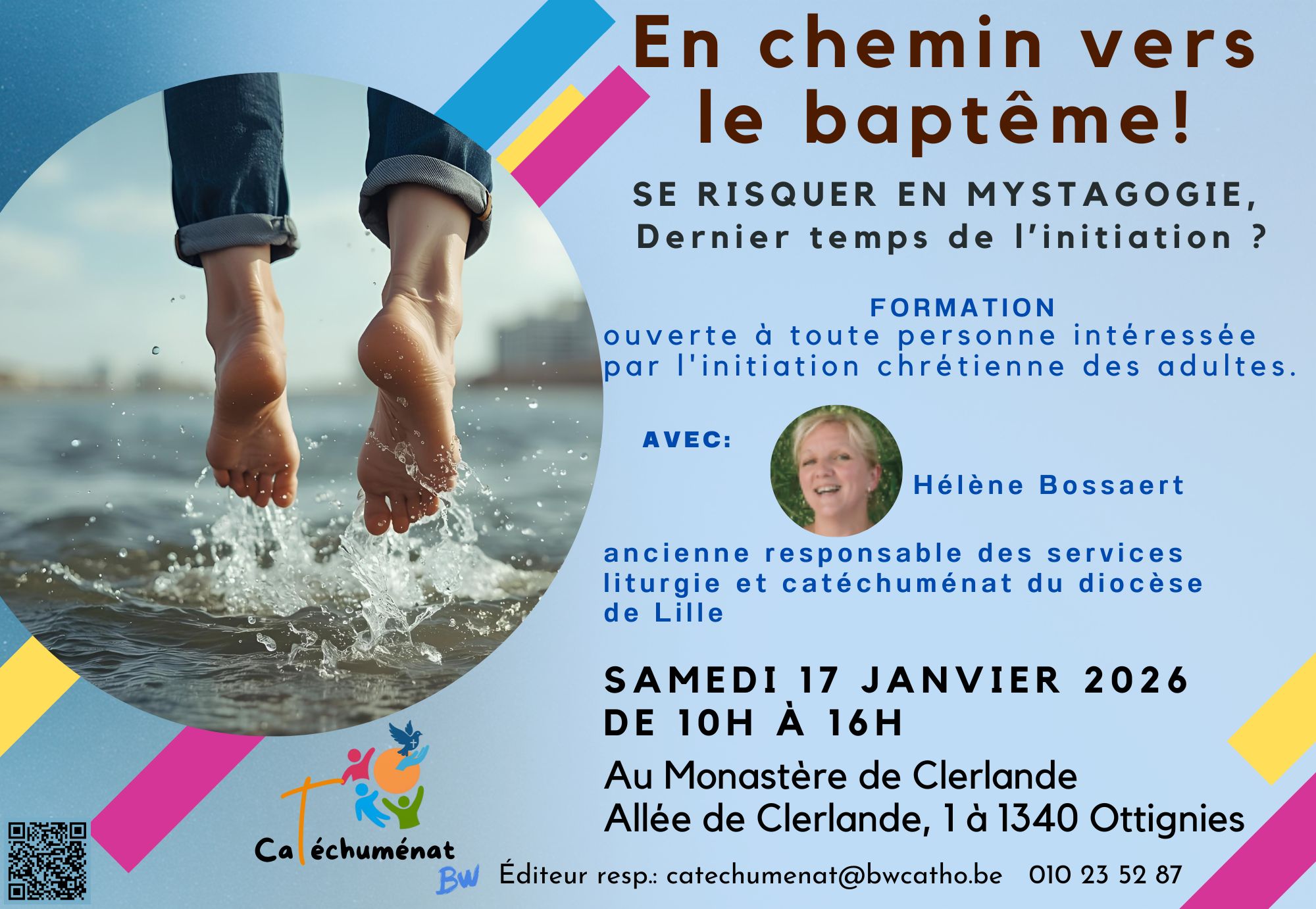 flyer pour la formation mystagogie du service du catechumenat