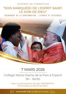 Affiche pour la formation sur la confirmation le 7 mars 2026 à Erpent