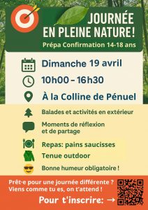 affiche de la récollection 2026 pour  la préparation à la confirmation