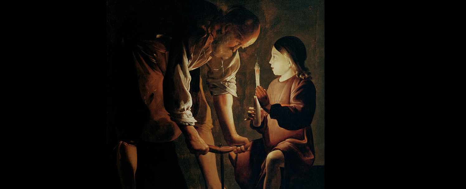 Tableau de de la Tour représentant Saint Joseph