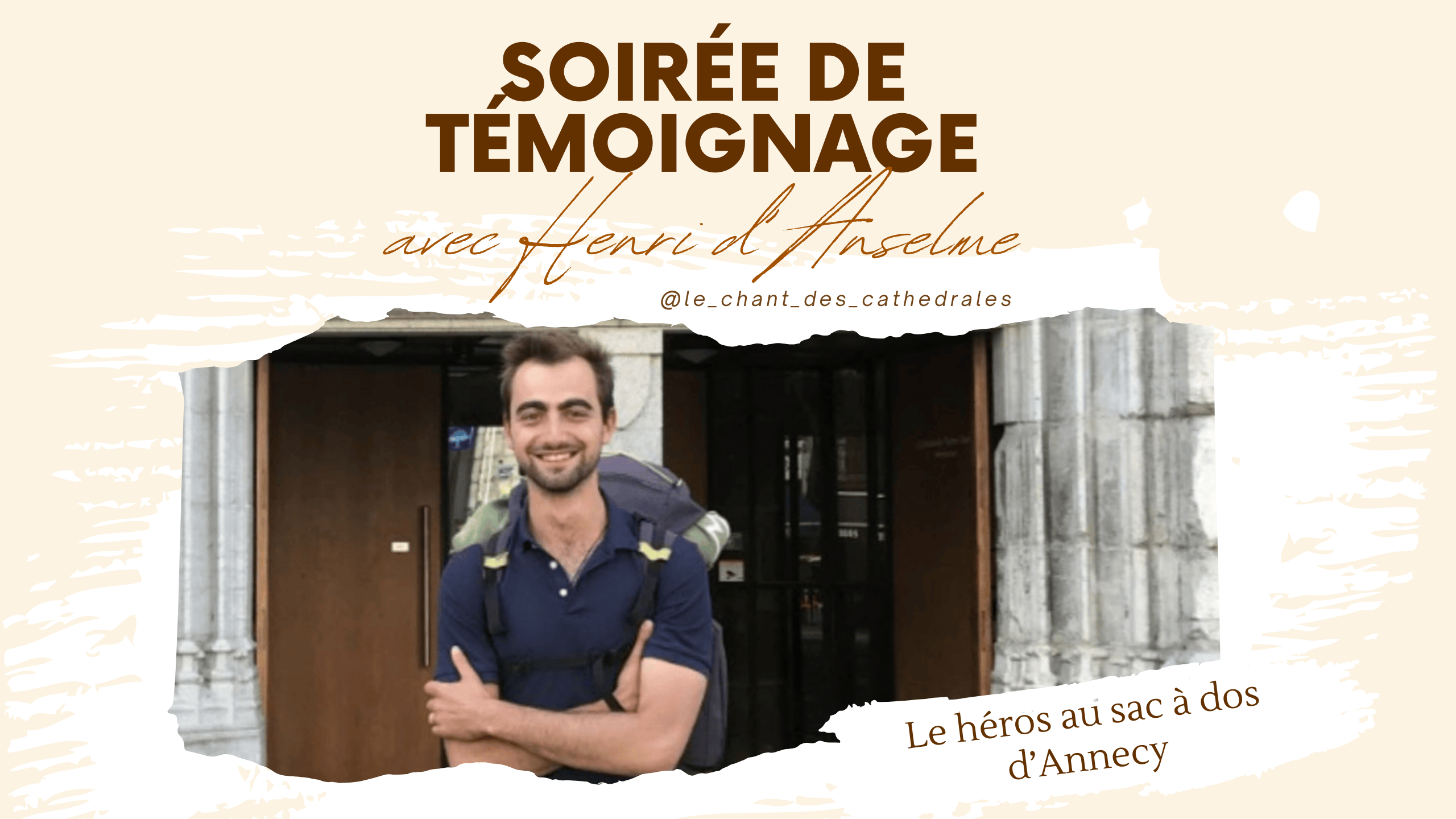 Bannière pour le témoignage d'Henri d'Anselme à Bruxelles en avril 2026.