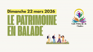 bannière pour la balade du patrimoine à Chastre