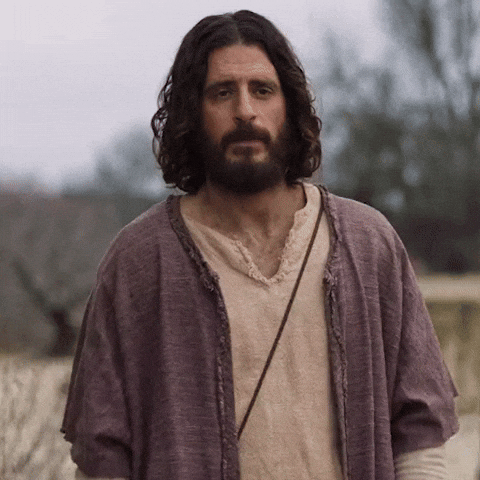 Gif de Jésus invitant à se reposer