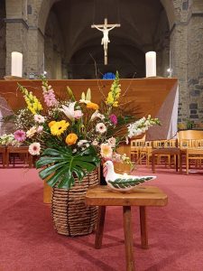 La colombe de la paix, une lampe venant du dernier village chrétien de Palestine