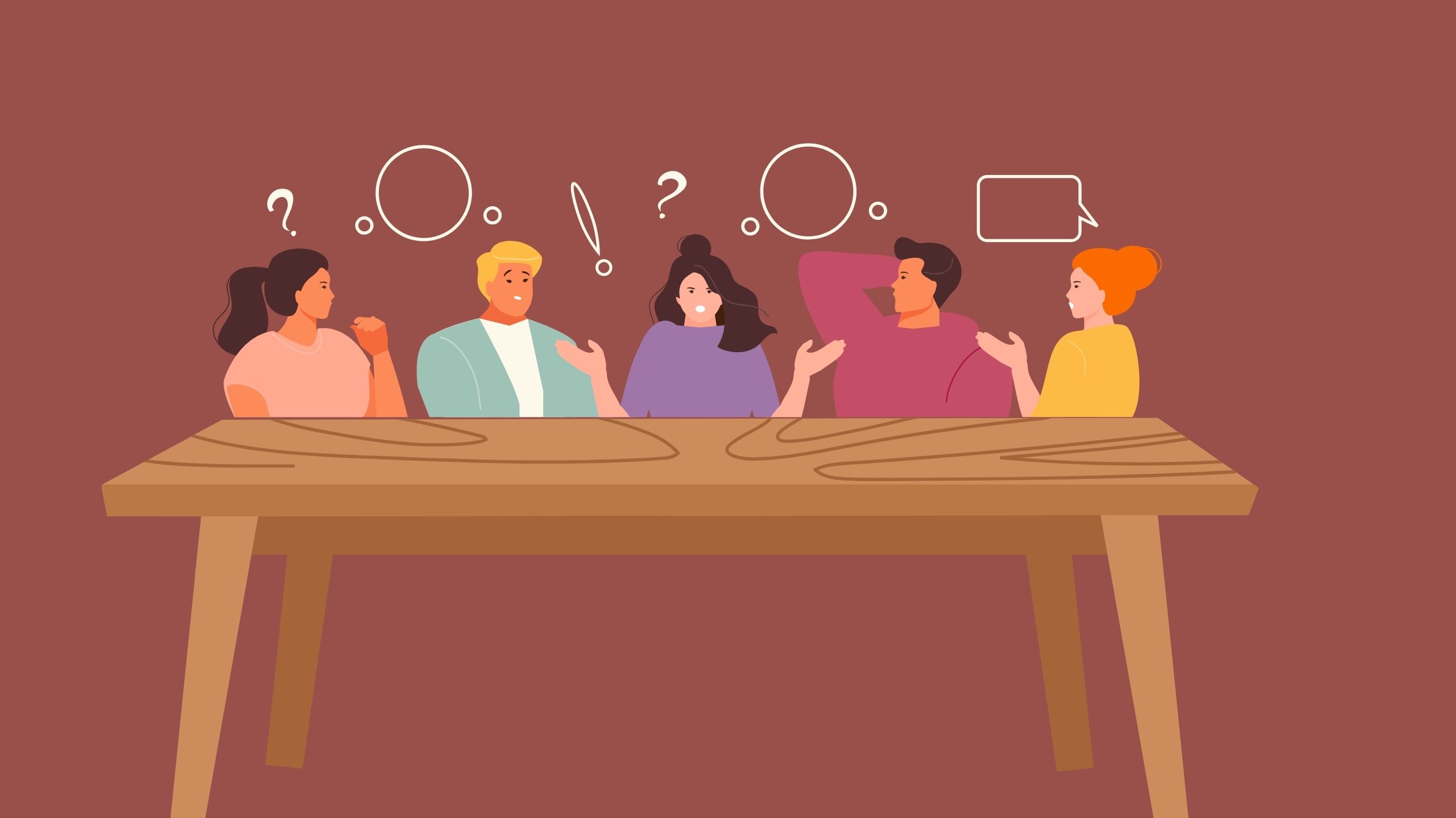 conversation de table