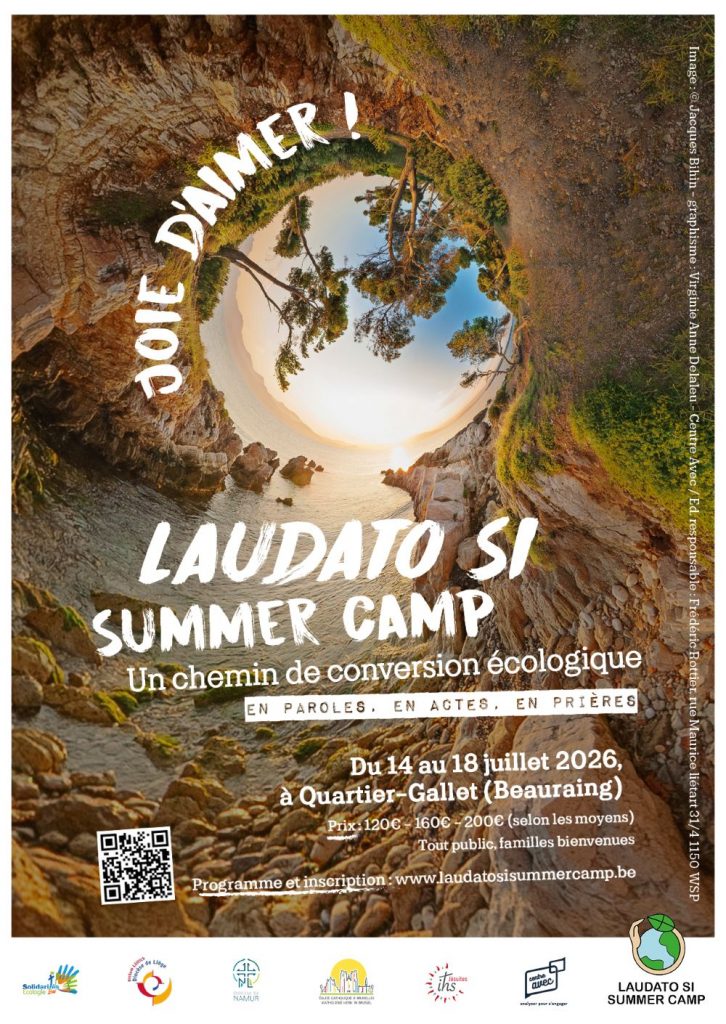 affiche du laudato si summer camp 2026