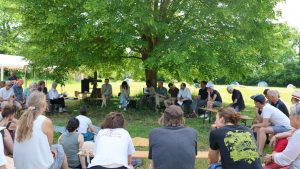 Photo de la table ronde du weekend laudato si 2026