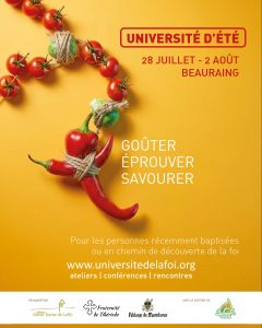 affiche de l'université de la foi 2026