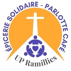 logo de l'épicerie solidaire et du parlotte café de l'UP de Ramillies