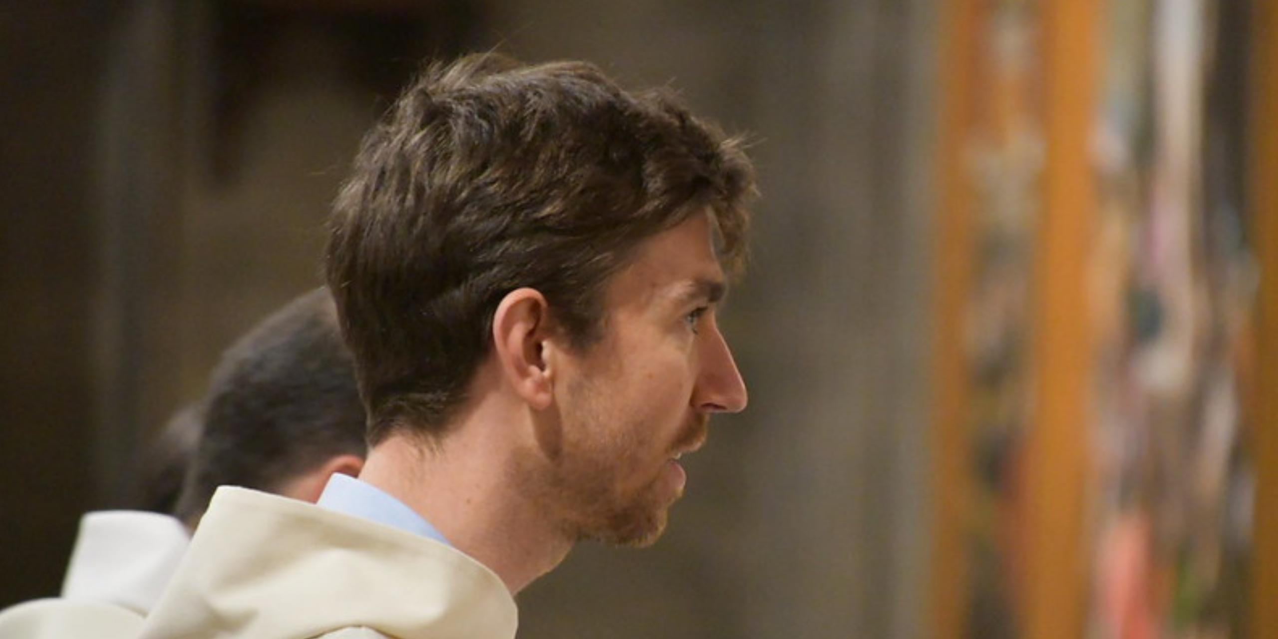 Photo de Martin van Breusegem lors de son ordination diaconale