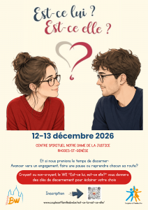 Affiche pour le weekend est-ce lui, est-ce elle
